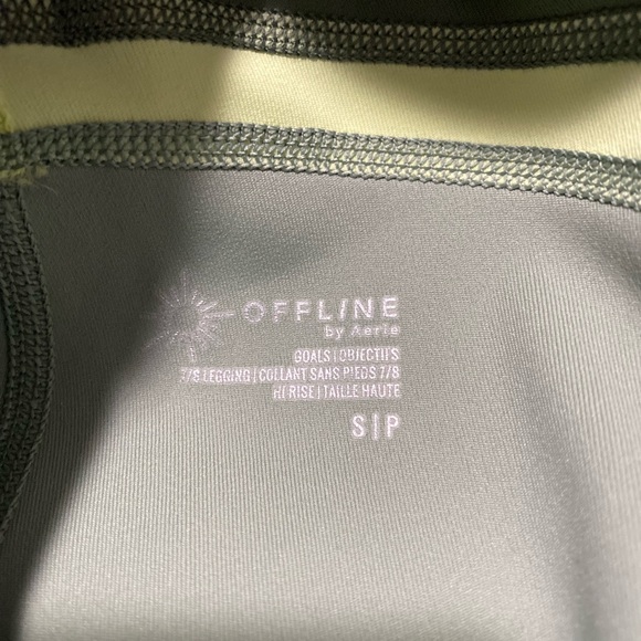 OFFLINE By Aerie Goals Logo Waistband Legging Small - Picture 6 of 8